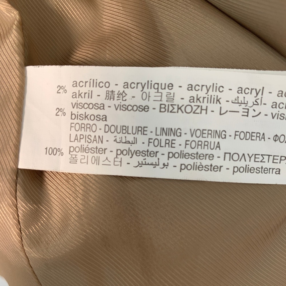 Zara Girls Double Breasted Brown Tweed Wool Blend Peacoat Gossip Girl / 11-12 - Picture 16 of 16